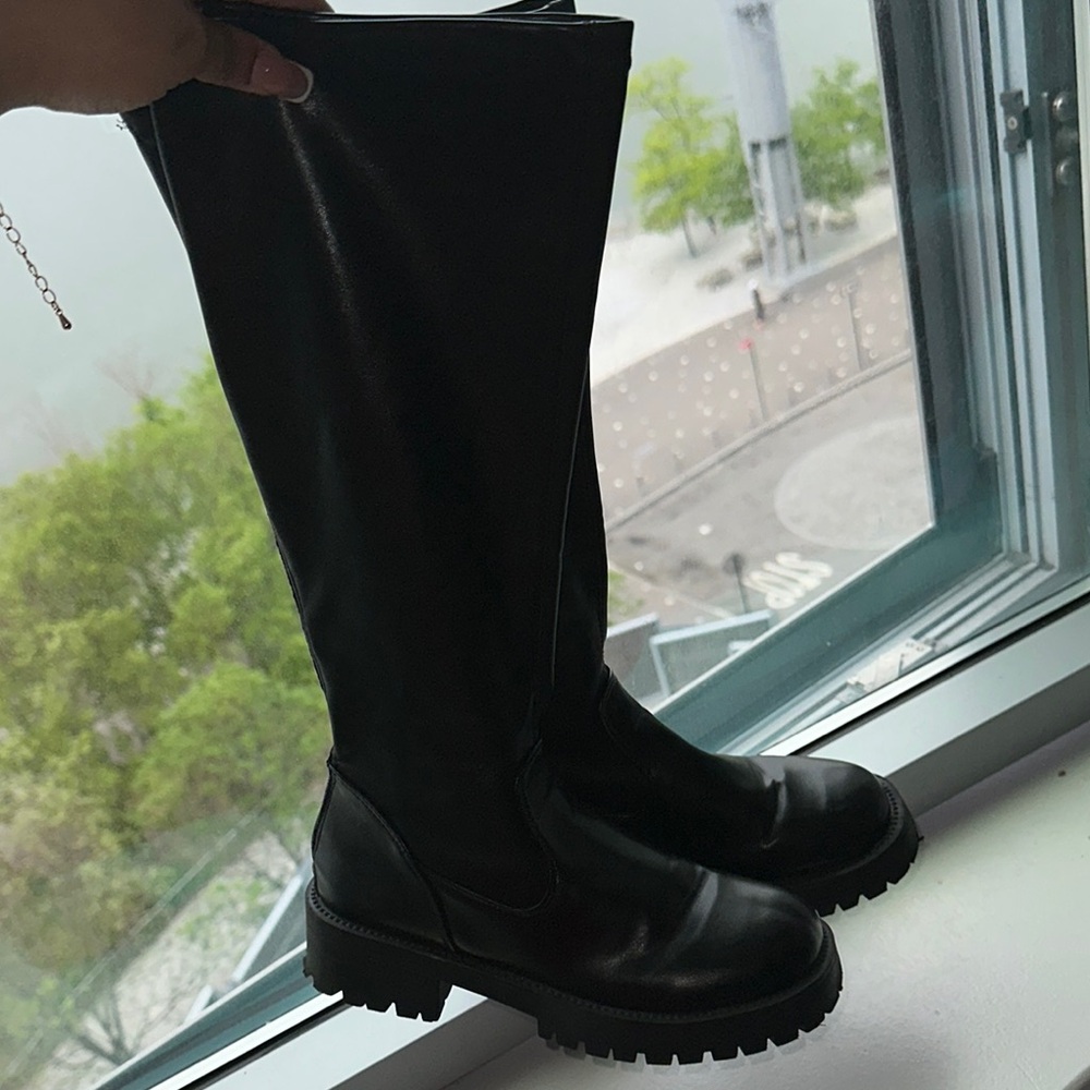 Black Over the Knee Boots